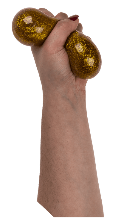 Squeeze glitter water ball,