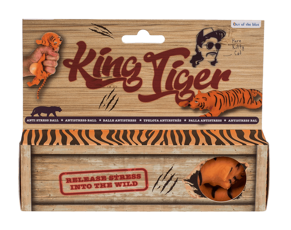 Anti stress ball, Tiger, ca. 4,5 x 19 cm,