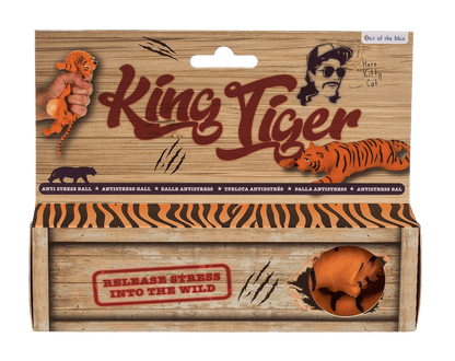 Anti stress ball, Tiger, ca. 4,5 x 19 cm,