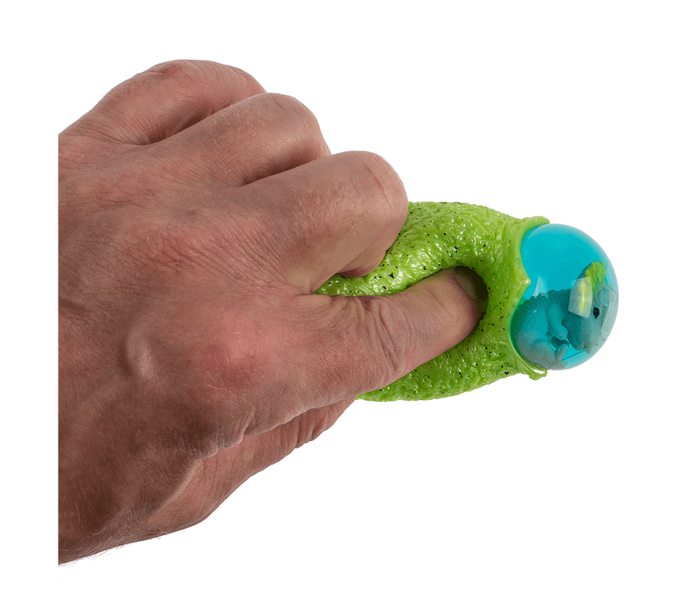 squeeze egg with dinosaur,