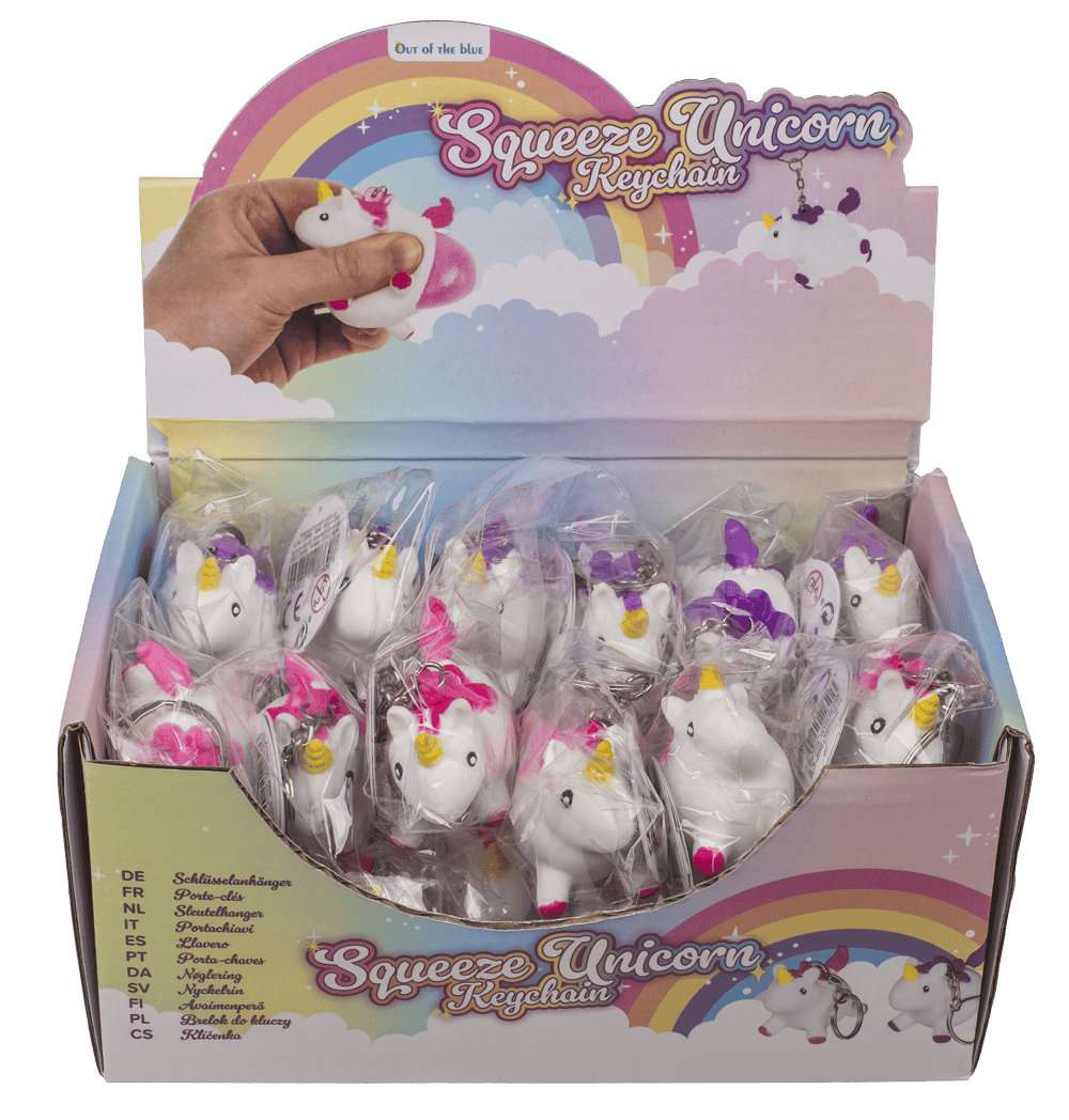 Metal key chain, Squeeze Unicorn II,