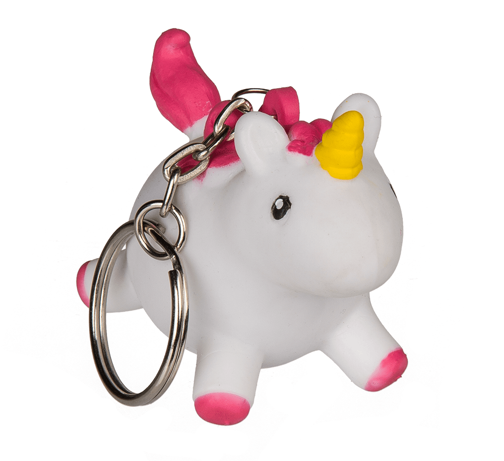 Metal key chain, Squeeze Unicorn II,