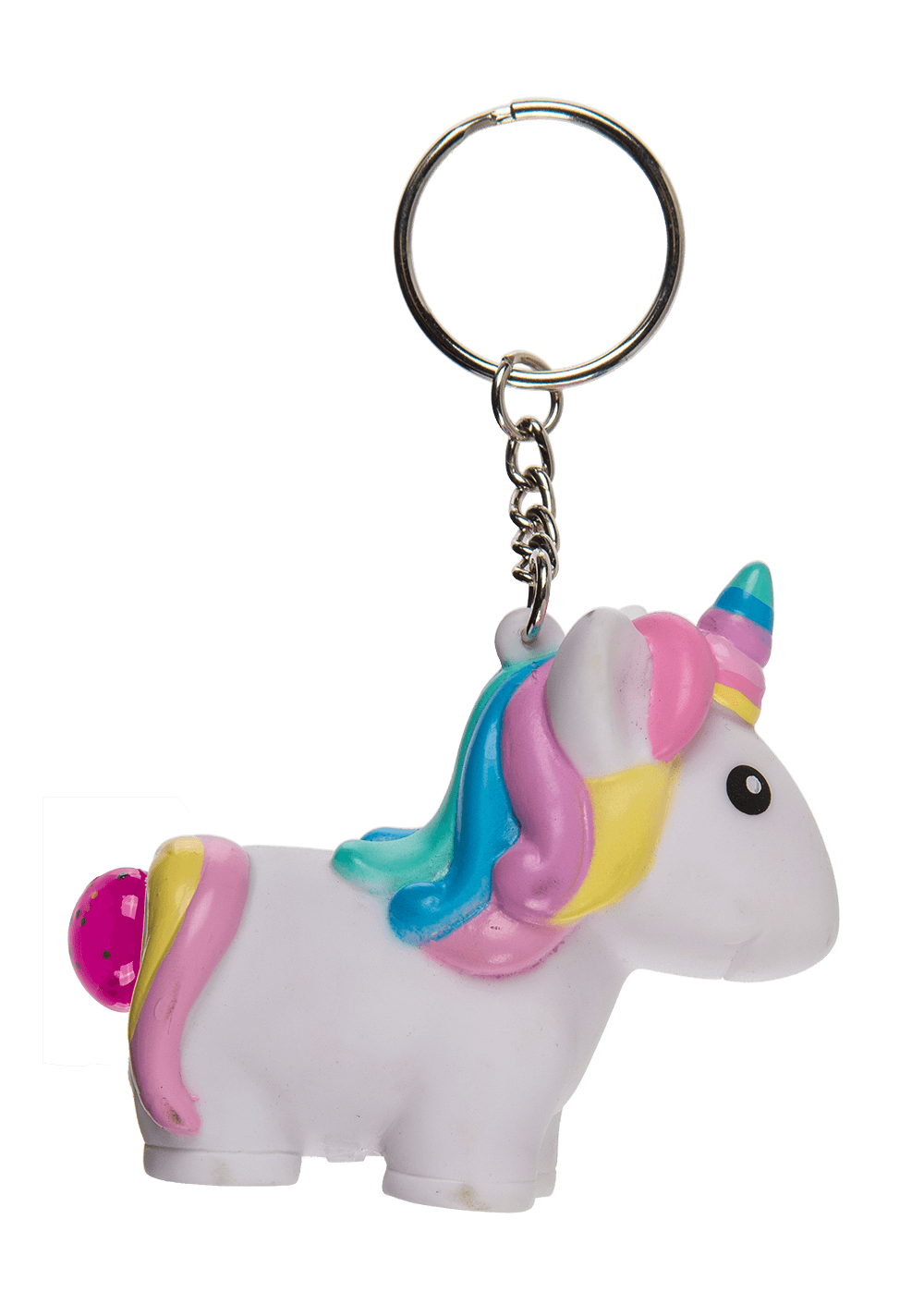 Metal key chain, Squeeze Unicorn I,