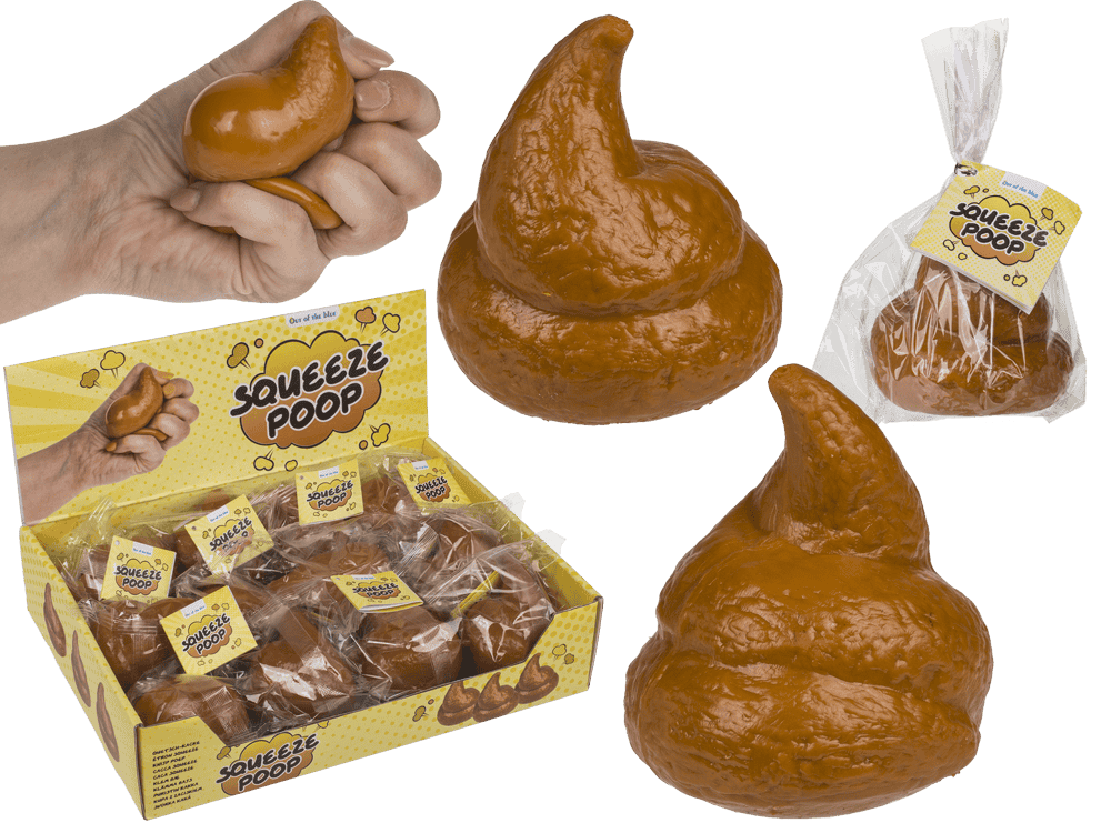 Squeeze poo, ca. 7 x 6 cm,