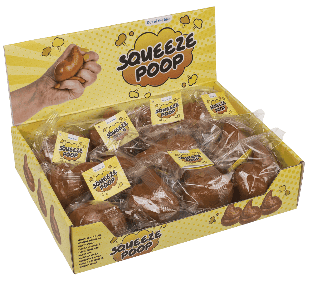 Squeeze poo, ca. 7 x 6 cm,