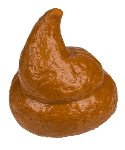 Squeeze poo, ca. 7 x 6 cm,
