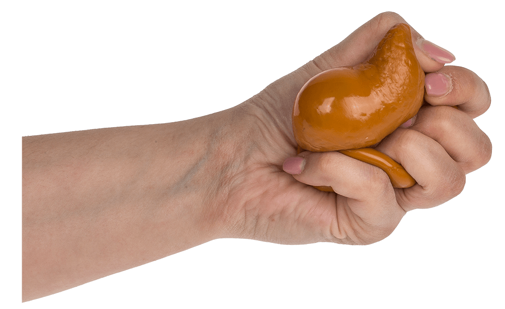 Squeeze poo, ca. 7 x 6 cm,