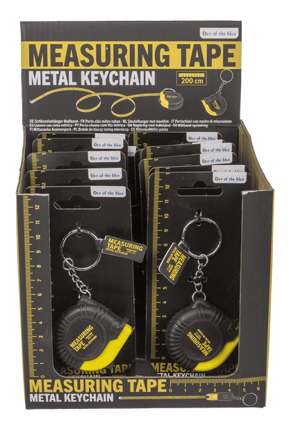 Metal keychain, Measuring Tape,