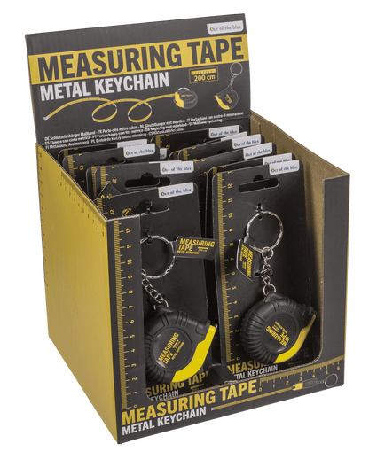 Metal keychain, Measuring Tape,