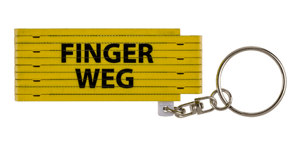 Keychain, Plastic Folding Ruler with wording,