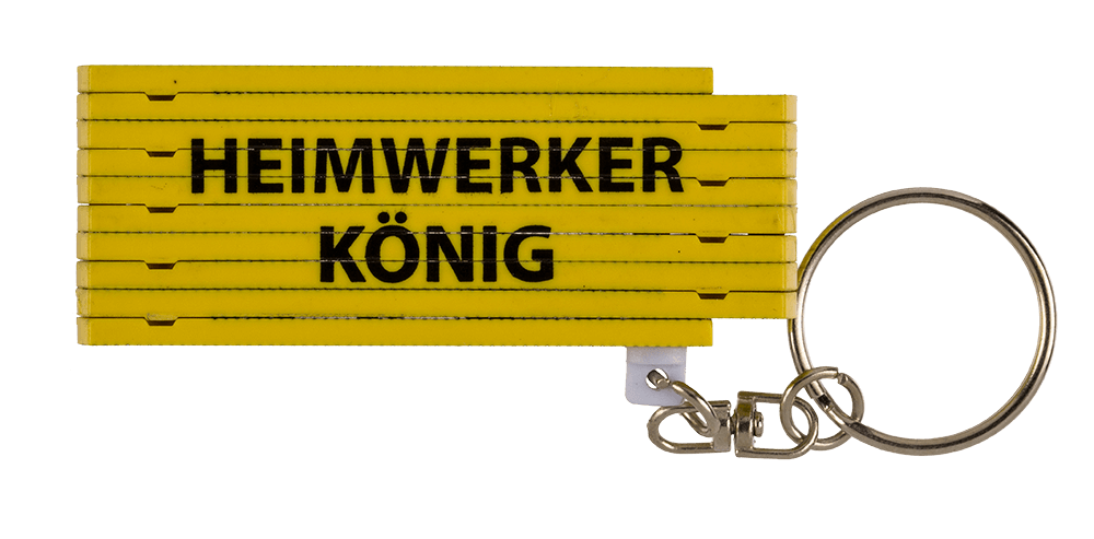 Keychain, Plastic Folding Ruler with wording,