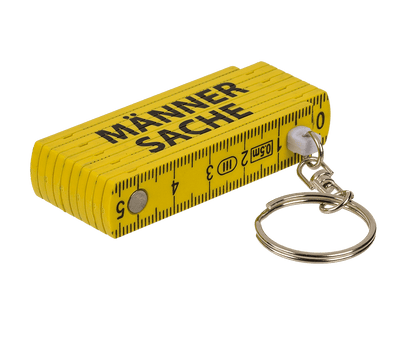 Keychain, Plastic Folding Ruler with wording,