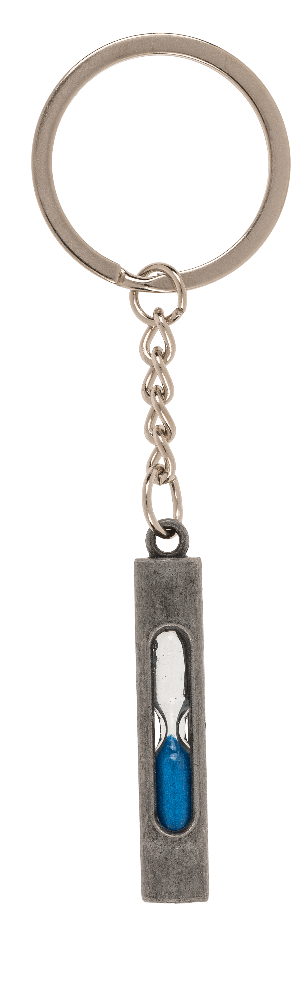 Metal keychain, Fidget Sandglass,