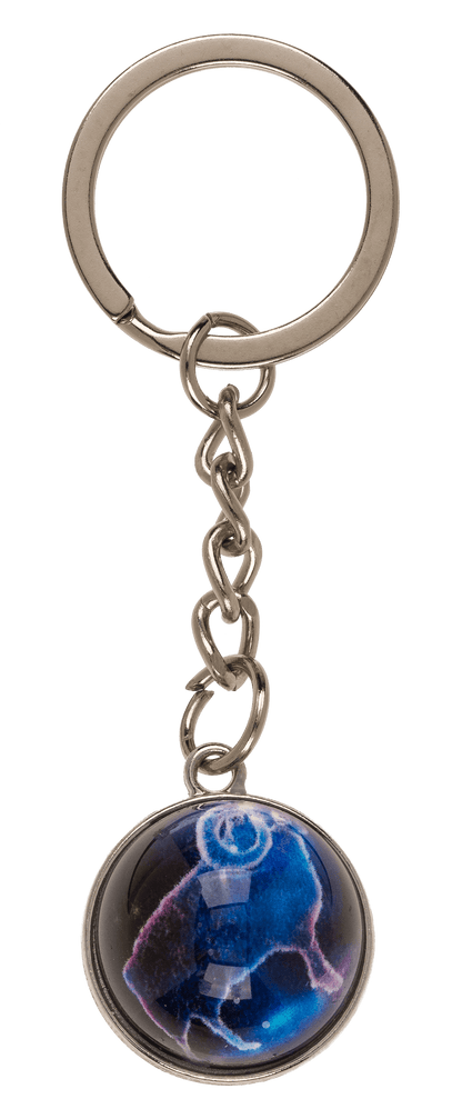 Metal keychain, Zodiac Signs,