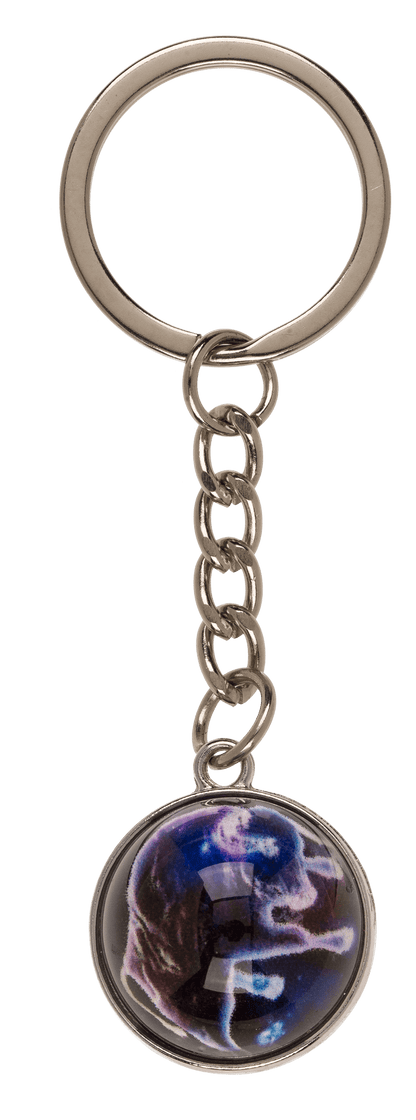 Metal keychain, Zodiac Signs,