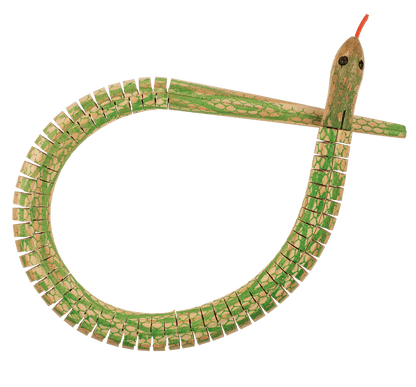 Wooden snake, ca. 50 cm