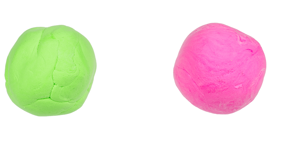 Bouncing putty in plastic tin,