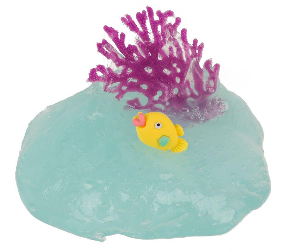 Sea Slime, with Coral and Animal, ca. 150 g,