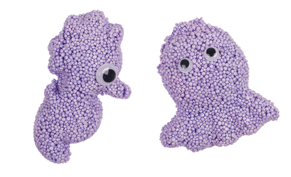 Colour changing foam putty, Sea Horse and Octopus,