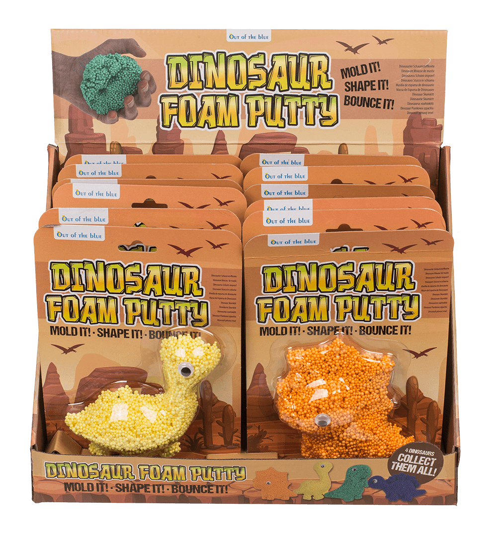 Foam Putty, Dinosaur, approx. 6g,