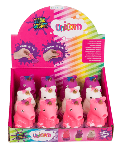 Slime Sucker, Unicorn, approx. 8 x 4 cm,