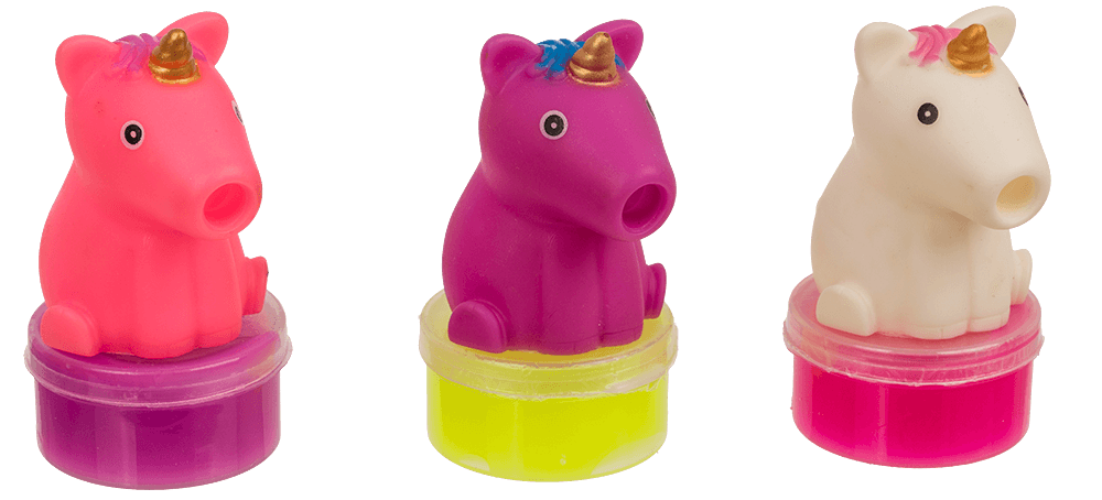Slime Sucker, Unicorn, approx. 8 x 4 cm,