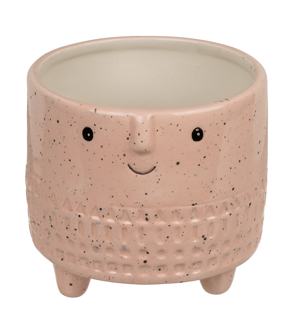 Decoration pot, face,