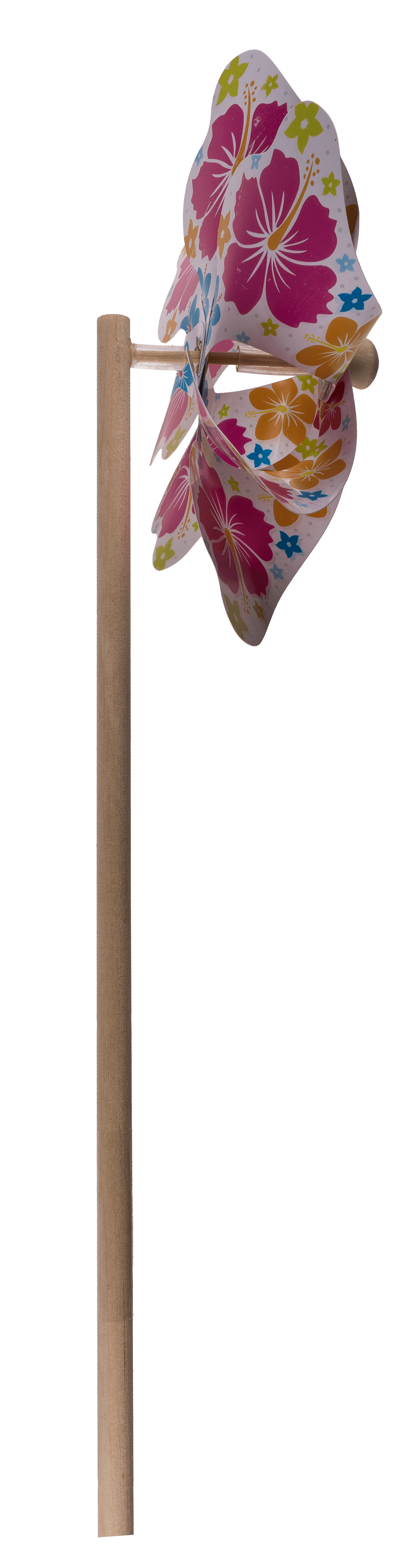 Coloured windmill with flowers,