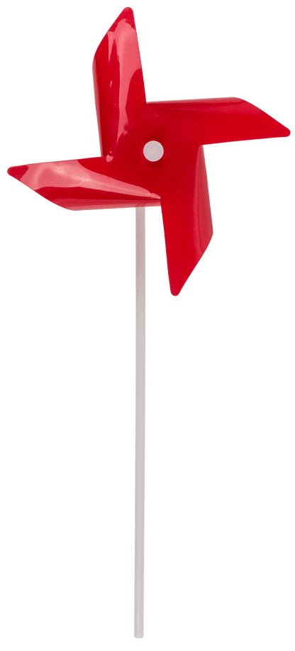 Coloured windmill with 3 LED, colour changing,