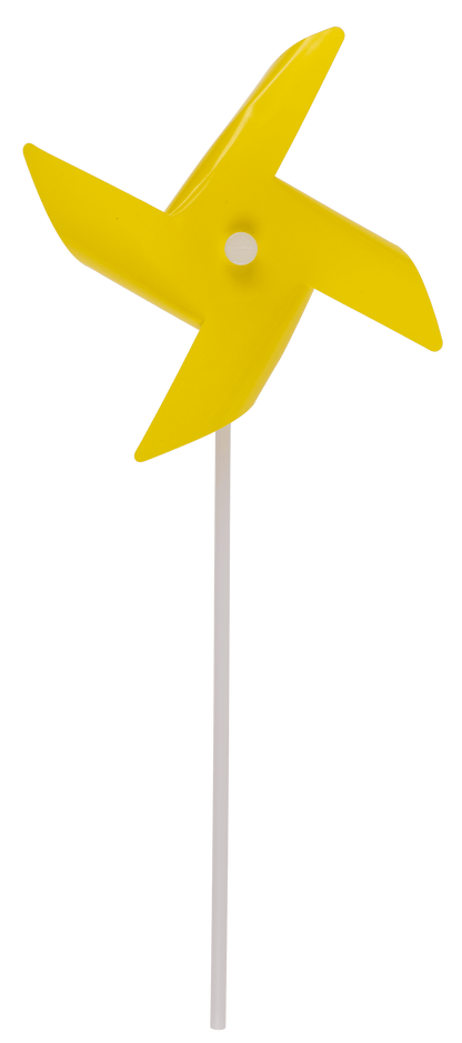 Coloured windmill with 3 LED, colour changing,