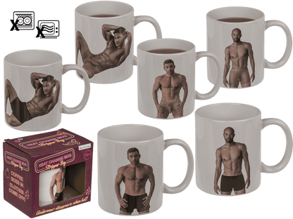 Mug, Stripper Boy, naked, with thermal effect,