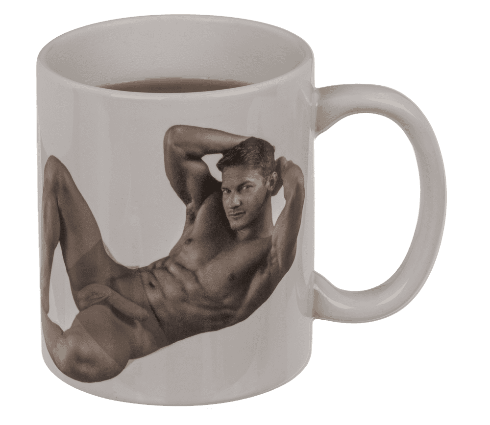 Mug, Stripper Boy, naked, with thermal effect,