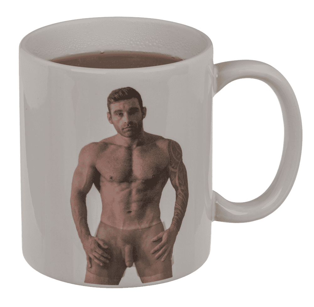 Mug, Stripper Boy, naked, with thermal effect,