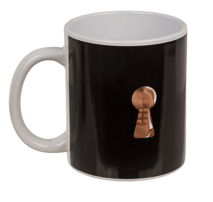 Stoneware Mug, Stripper Boy, with thermal effect,