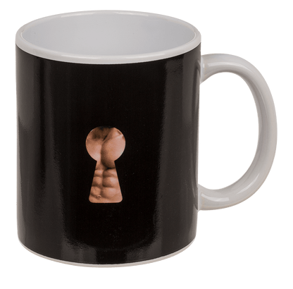 Stoneware Mug, Stripper Boy, with thermal effect,