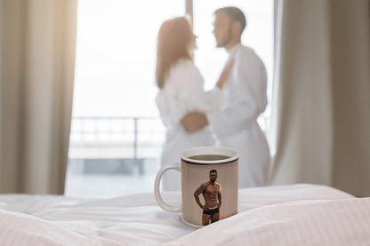 Stoneware Mug, Stripper Boy, with thermal effect,