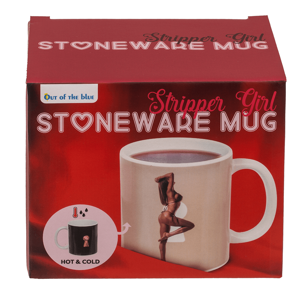 Stoneware Mug, Stripper Girl,