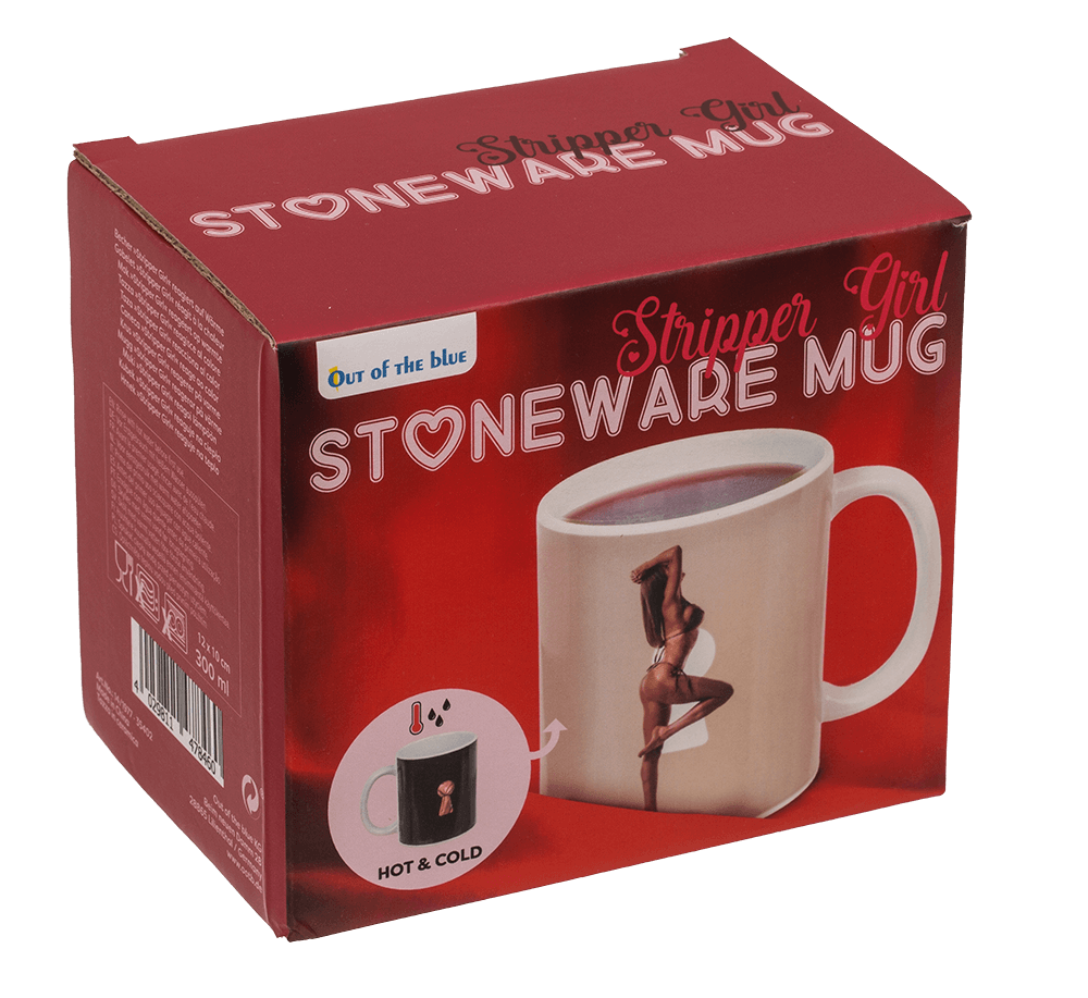 Stoneware Mug, Stripper Girl,