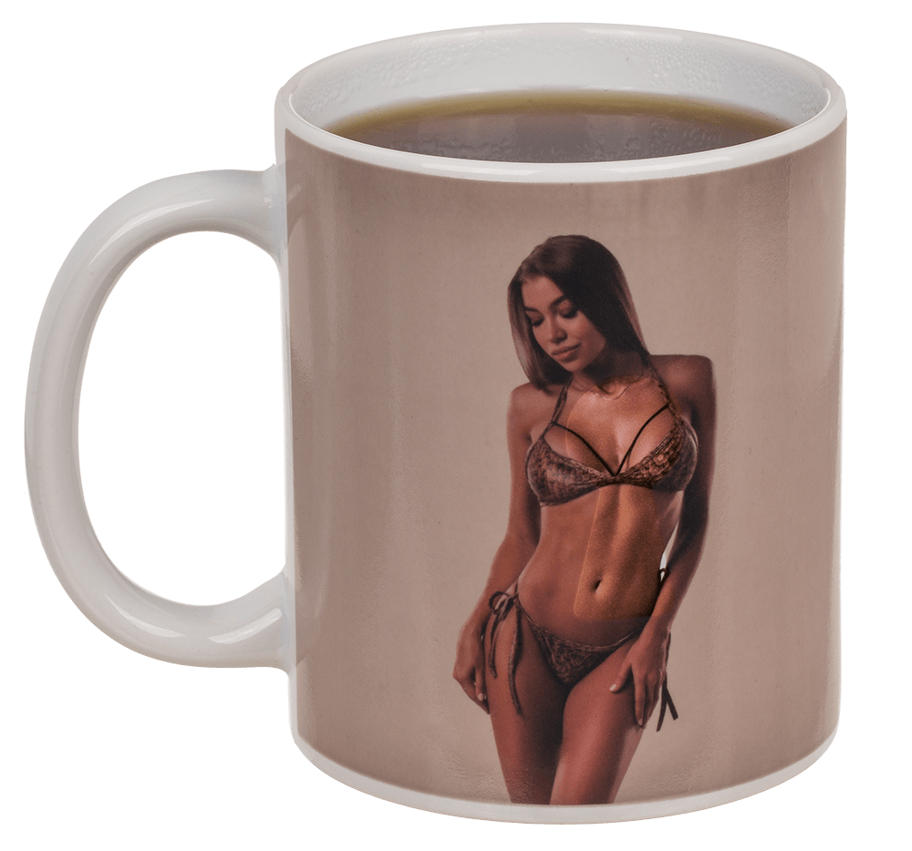 Stoneware Mug, Stripper Girl,