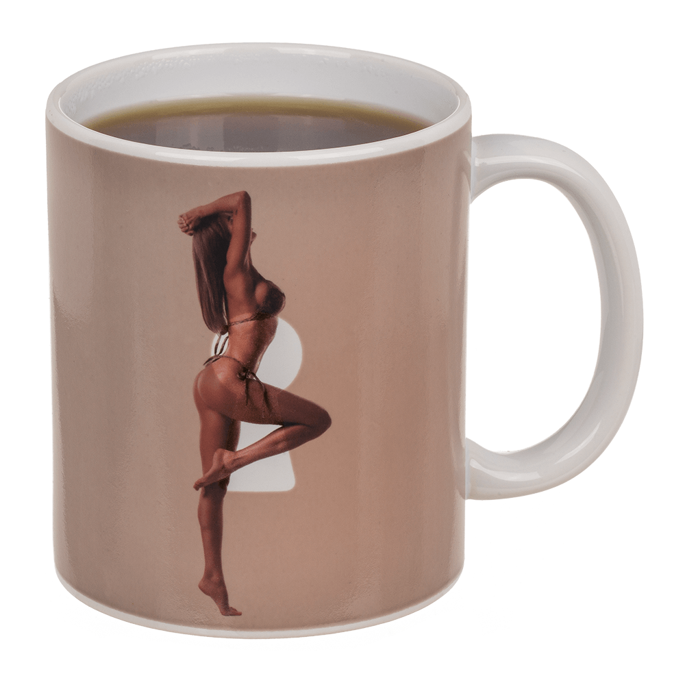 Stoneware Mug, Stripper Girl,
