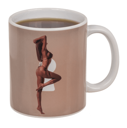 Stoneware Mug, Stripper Girl,