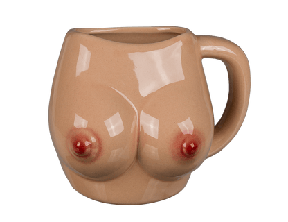 Ceramic mug, Boobs,