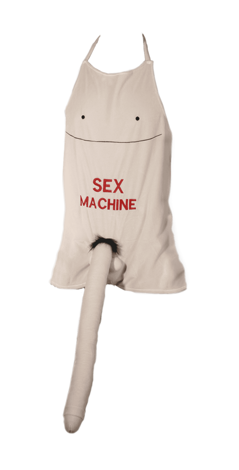 Apron with plush penis, Sex Machine,