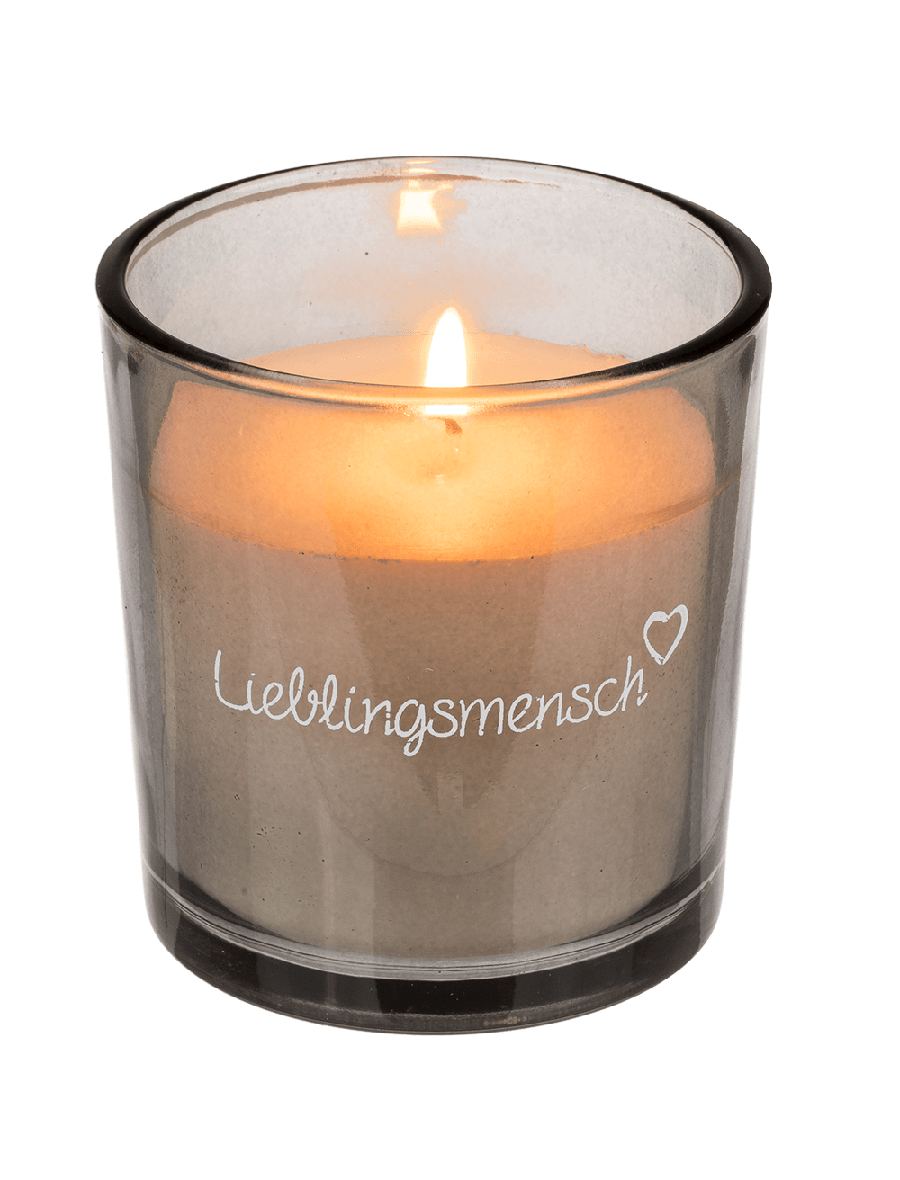 Candle in glass, Lieblingsmensch,