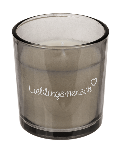 Candle in glass, Lieblingsmensch,