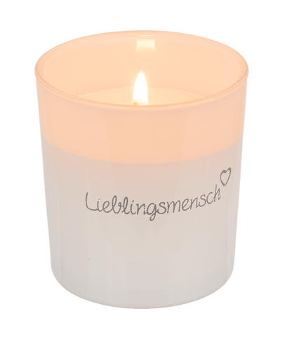 Candle in glass, Lieblingsmensch,