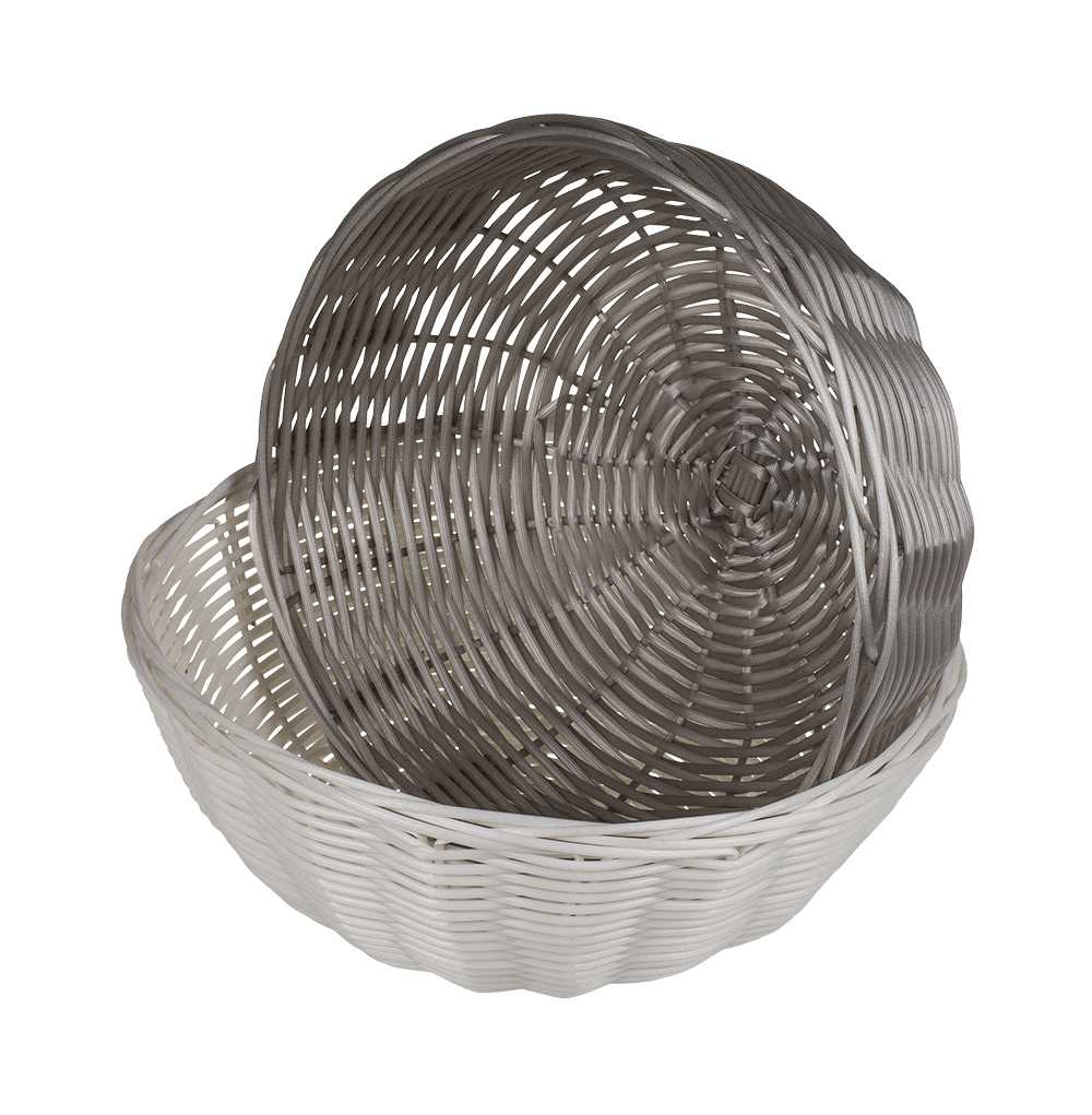 Plastic bread basket, approx. 20 x 8,