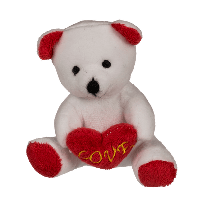 White mug, with little hearts,