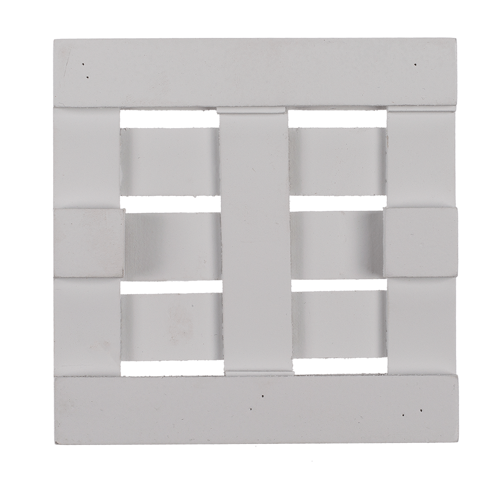 White wooden coaster, Lieblingsdrink,