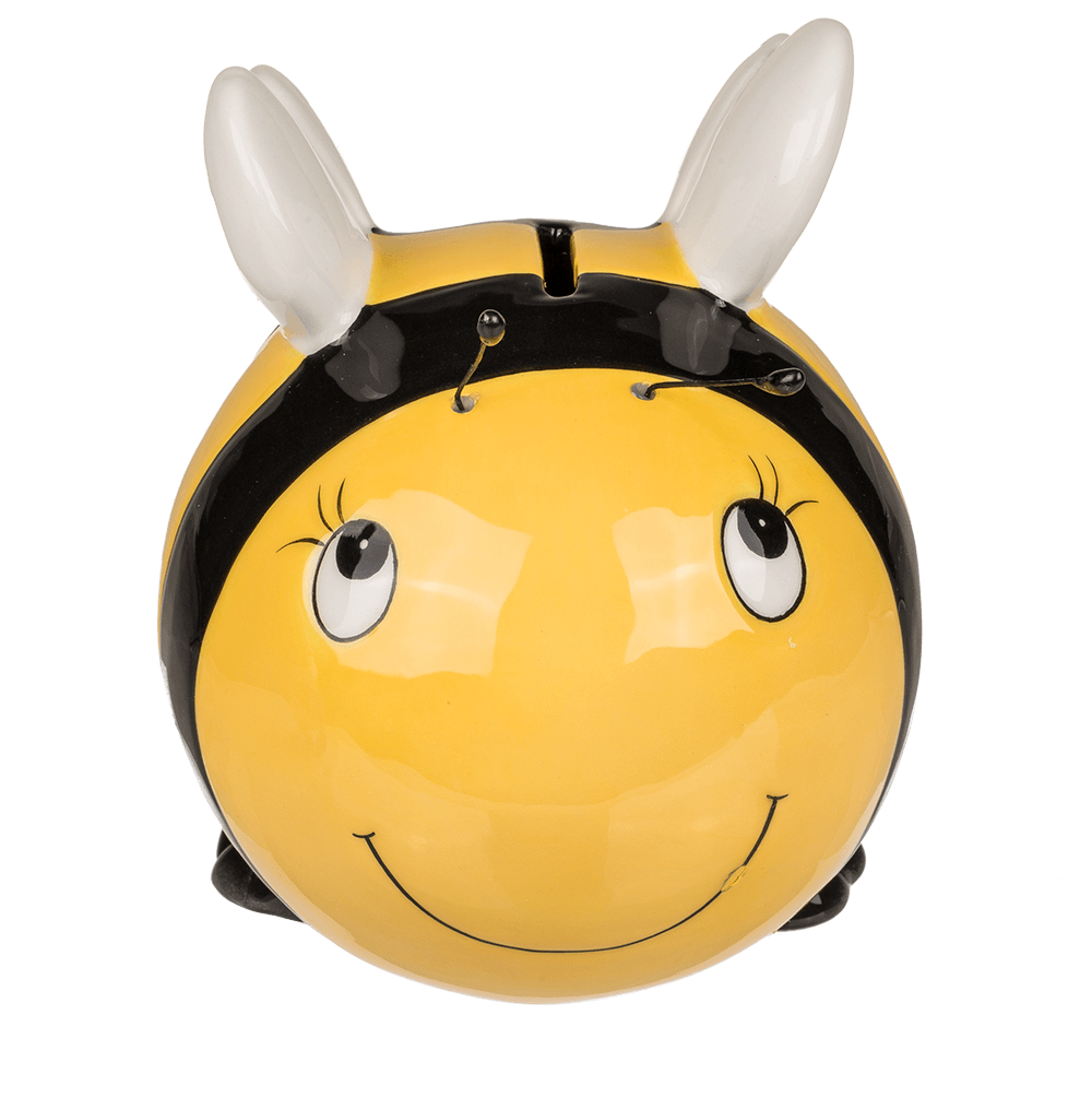 Money bank, bee,